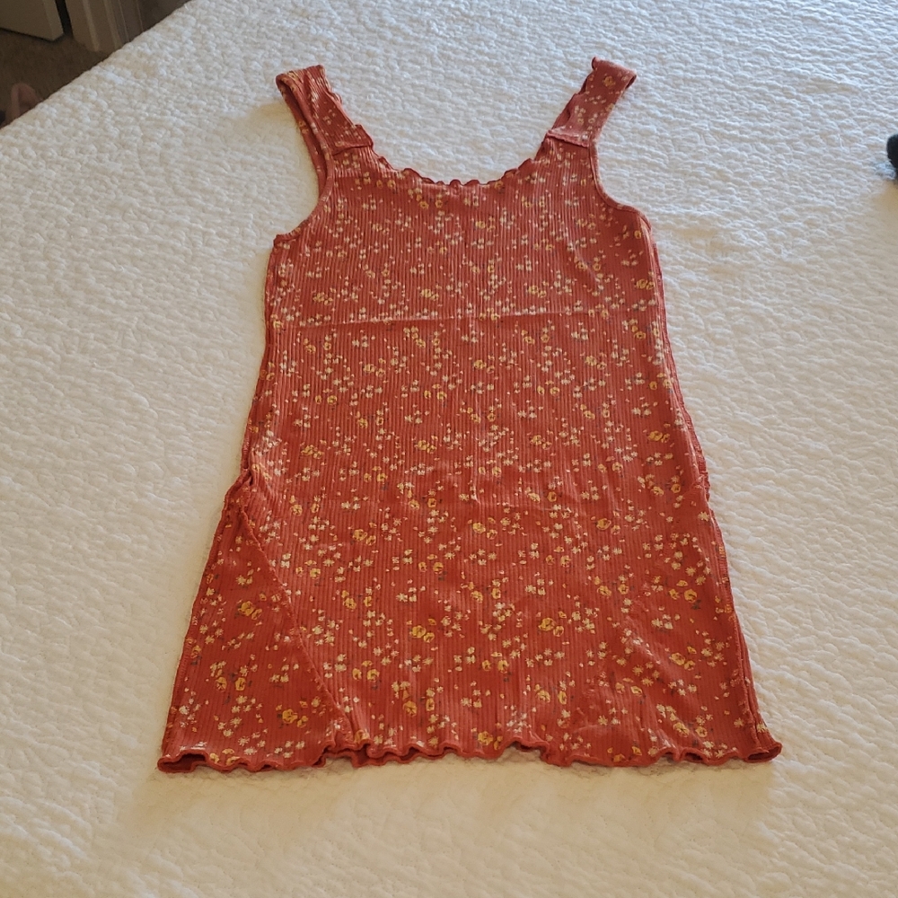 Free People Floral Sleeveless Dress Reversable